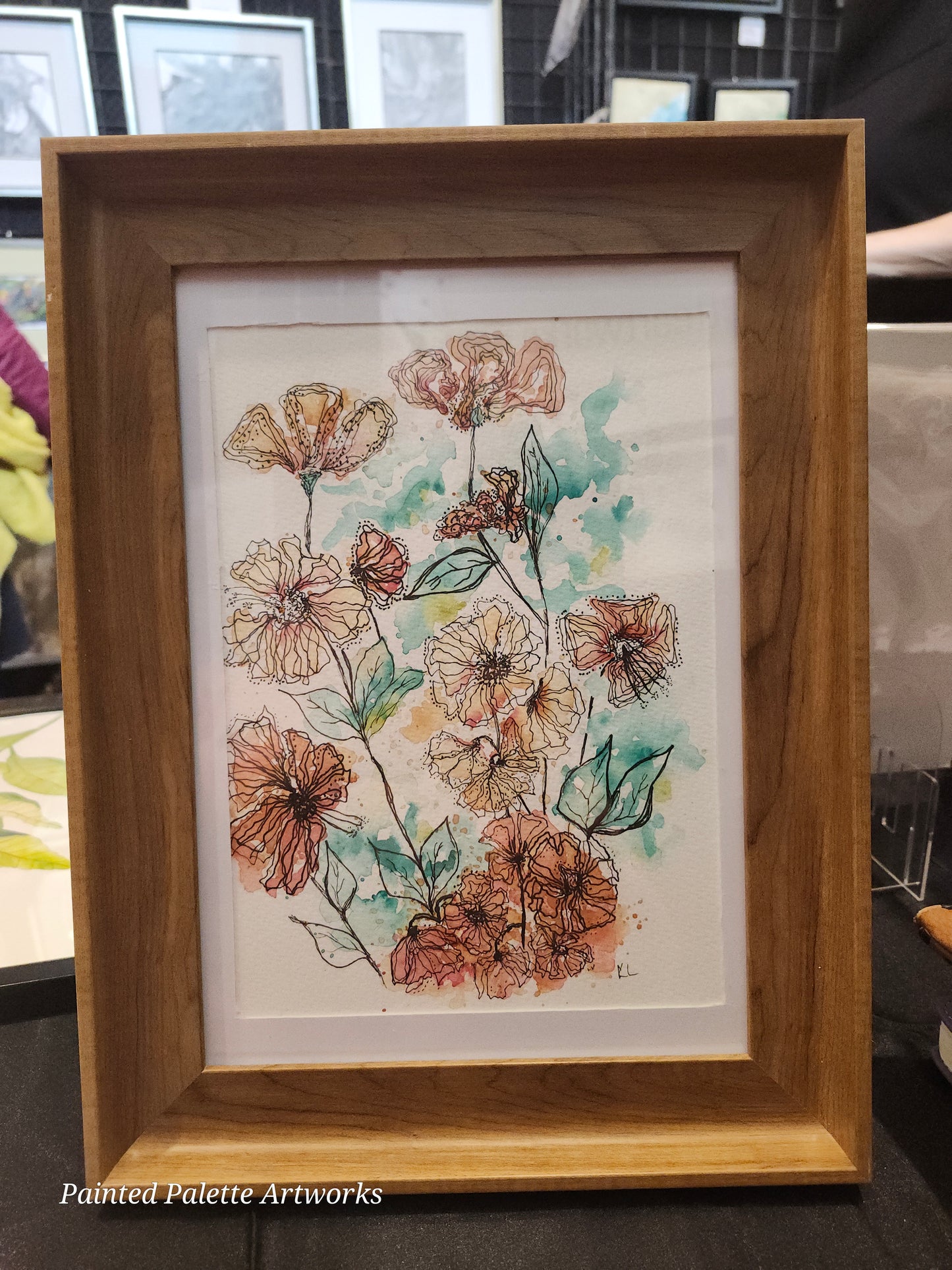 11x14 inch Framed Paintings